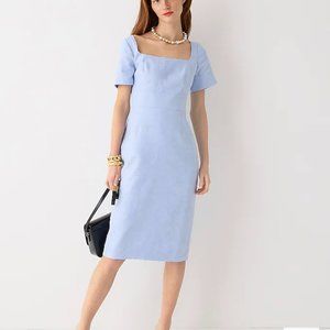 J. Crew Blue Linen Dress